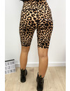 LEOPARD - 'TANISHA' - SOFT TOUCH BIKER SHORTS