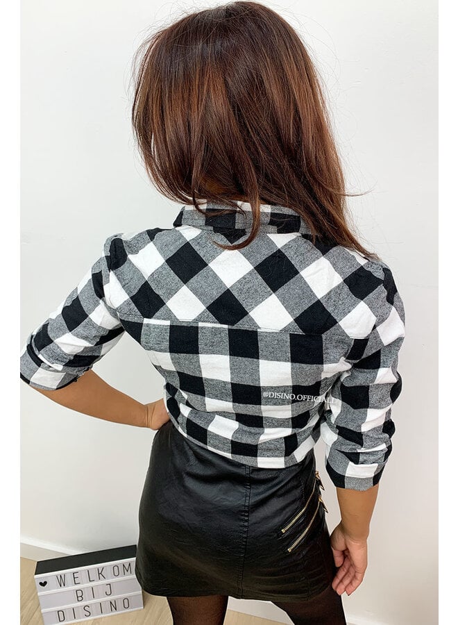 WHITE - 'LUMBERJACK BLOUSE' - GERUITEN HOUTHAKKERS BLOUSE