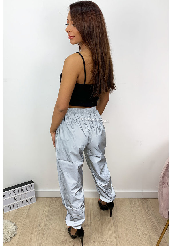 SILVER - 'MERMAID JOGGERS' - REFLECTIVE JOGGER PANTS