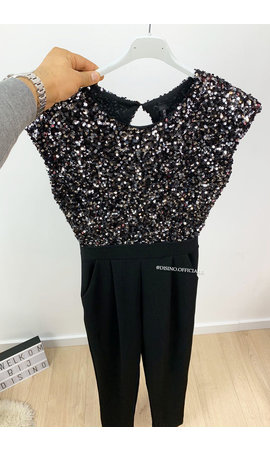 all over sequin jumpsuit