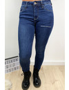 QUEEN HEARTS JEANS - DARK BLUE - PERFECT SKINNY MID WAIST - 9525