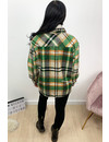 GREEN - 'SIEN' - OVERSIZED FLANNEL BLOUSE