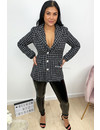 BLACK - 'CHANELLE' - TWEED BLAZER