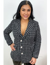 BLACK - 'CHANELLE' - TWEED BLAZER