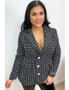 BLACK - 'CHANELLE' - TWEED BLAZER