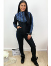 BLUE - 'KELSEY' - FENDITY INSPIRED TRACKSUIT