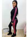 FUCHSIA - 'KELSEY' - FENDITY INSPIRED TRACKSUIT