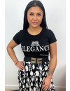 BLACK - 'ELEGANCE TEE'