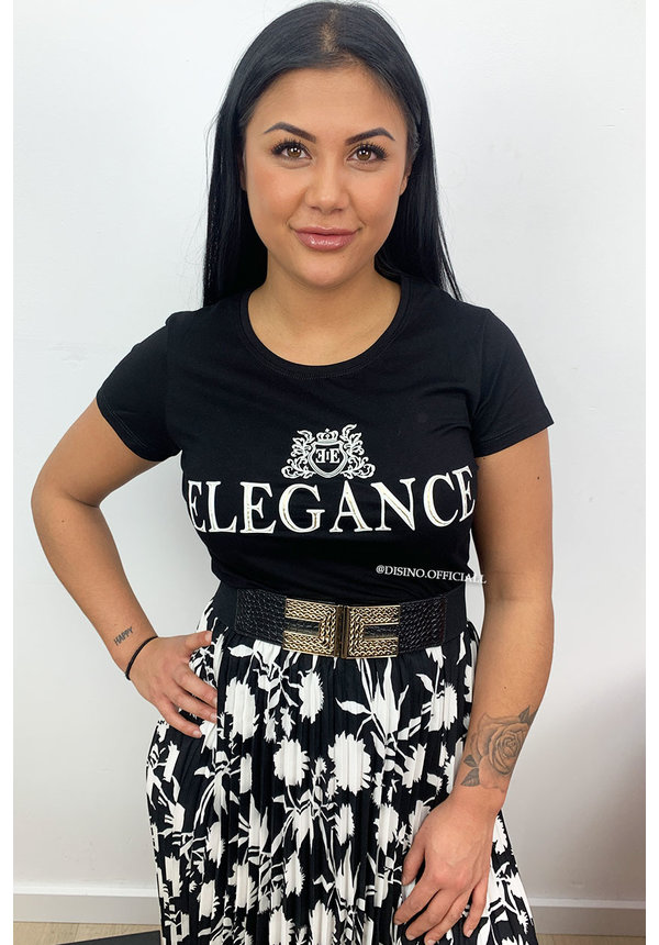 BLACK - 'ELEGANCE TEE'