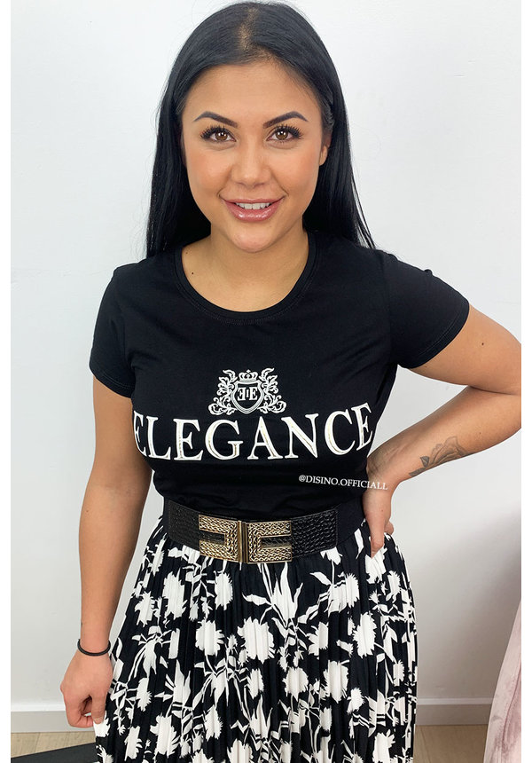 BLACK - 'ELEGANCE TEE'