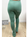 MINT GREEN - 'NOELLE' - HIGH WAIST SIDE SPLIT PANTS