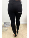 QUEEN HEARTS JEANS - BLACK - BEST HIGH WAIST SKINNY JEANS - 005