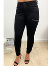 QUEEN HEARTS JEANS - BLACK - BEST HIGH WAIST SKINNY JEANS - 005