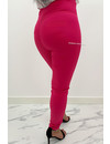 FUCHSIA - 'MAYSEY' - PREMIUM QUALITY GOLD BUTTON PANTS