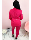 FUCHSIA - 'MAYSEY BLAZER' - PREMIUM QUALITY GOLD BUTTON BLAZER