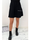 BLACK - 'LUCIA SKIRT' - A LINE SKIRT