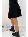 BLACK - 'LUCIA SKIRT' - A LINE SKIRT