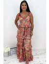 ORANGE - 'SELENA' - GYPSY MAXI DRESS