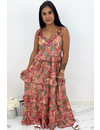 ORANGE - 'SELENA' - GYPSY MAXI DRESS