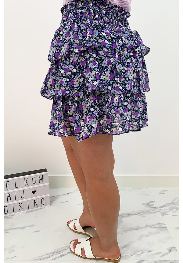 LILA - 'ILSE' - FLORAL LAYERED SKIRT