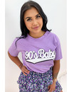 LILA - '90's BABY' - SLOGAN TEE