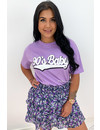 LILA - '90's BABY' - SLOGAN TEE