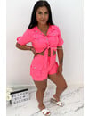 NEON PINK - 'SAVAGE' - CARGO TWO PIECE SET