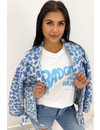 BLUE - 'BADGIRLS FROM MARS' - OVERSIZED TEE