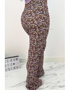 LILA - 'LOVEY' - CUTE FLORAL FLARED PANTS