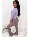 LILA - 'LOVEY' - CUTE FLORAL FLARED PANTS