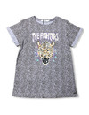 LILA - 'FIGHTERS' - DOTTED AMBIKA TIGER HEAD TEE