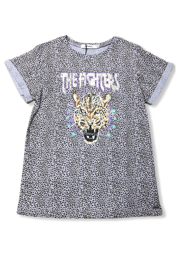 LILA - 'FIGHTERS' - DOTTED AMBIKA TIGER HEAD TEE