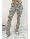 OFF WHITE - 'ELIN' - AMBIKA SUPER SOFT COMFY FLARE PANTS