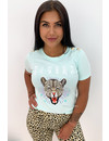 MINT GREEN - 'FUNKY TIGERS' - INSPIRED TEE