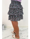 LILA - 'JESSIE' - FLORAL LAYERED RUFFLE SKIRT