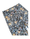 BLUE - 'MARIE' - ALL OVER FLORAL FLARED PANTS