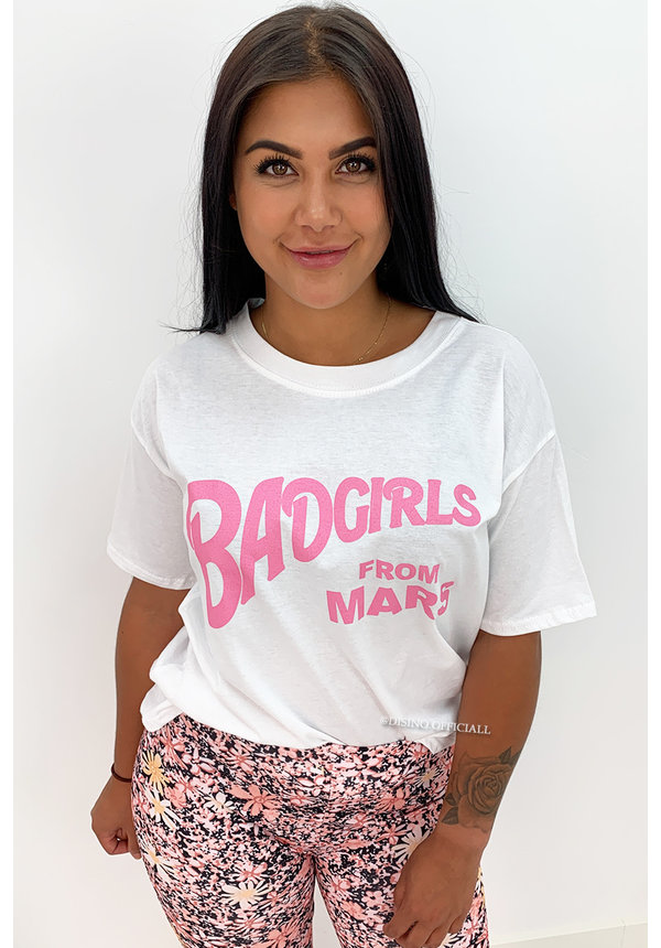 PINK - 'BADGIRLS FROM MARS' - OVERSIZED TEE