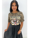 LEOPARD - 'GAMBLE' - OVERSIZED INSPIRED LEO HEAD TEE