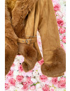 CAMEL - 'TABITHA' - SUPER QUALITY LAMMY FUR COAT