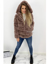 MOCCA - 'CUDDLE ME' - PREMIUM QUALITY FAUX FUR JACK WITH CAPUCHON