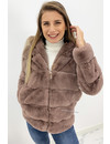 MOCCA - 'CUDDLE ME' - PREMIUM QUALITY FAUX FUR JACK WITH CAPUCHON