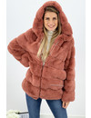 ROSE - 'CUDDLE ME' - PREMIUM QUALITY FAUX FUR JACK WITH CAPUCHON