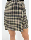 BEIGE - 'FAITH' - INSPIRED PRINT MINI SKIRT