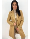 CAMEL - 'ELINE' - CLASSY COAT TUSSEN MANTEL JAS