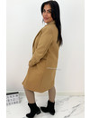 CAMEL - 'ELINE' - CLASSY COAT TUSSEN MANTEL JAS