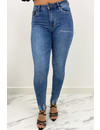 QUEEN HEARTS JEANS - BLUE - HIGH WAIST SKINNY JEANS - 852