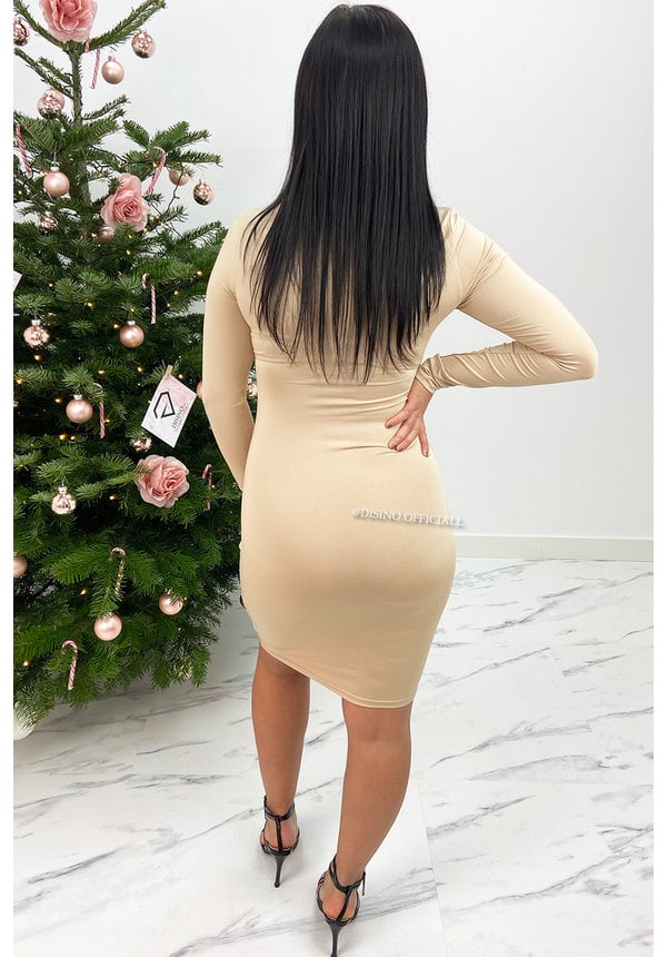 NUDE - 'NICOLE DRESS' - PERFECT FIT BODYCON DRESS