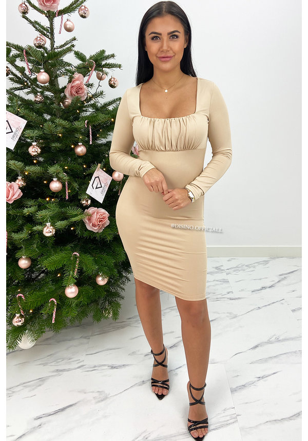 NUDE - 'NICOLE DRESS' - PERFECT FIT BODYCON DRESS