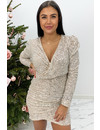 CHAMPAGNE - 'ALL EYES ON ME V2' - ALL OVER SEQUINN DRESS