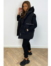 BLACK - 'NORTH' - BODYWARMER 3 PIECE JOGGER SET